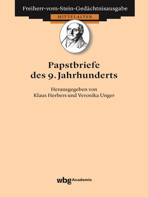cover image of Papstbriefe des 9. Jahrhunderts